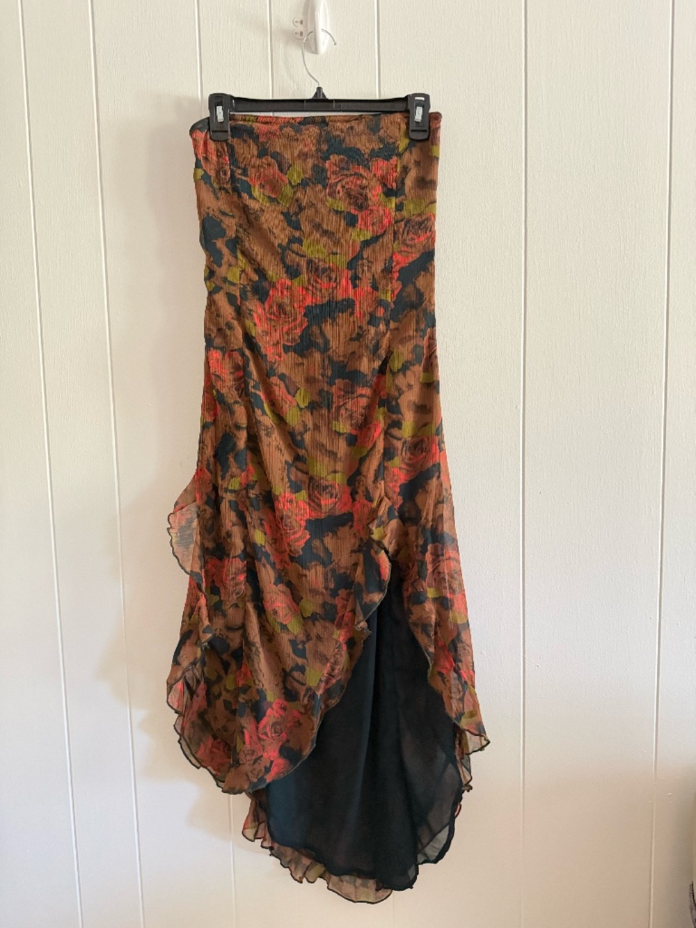Unworn UO Sheer Brown Floral Dress